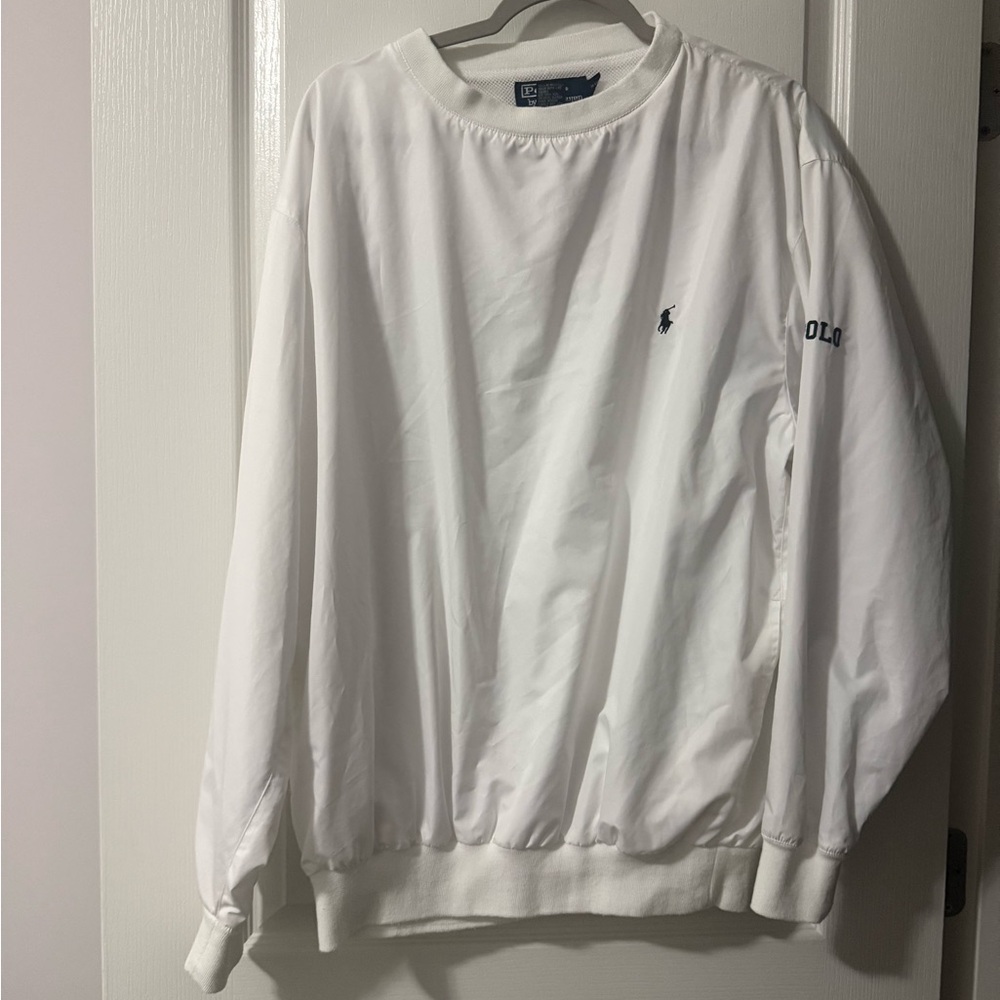 Polo by Ralph Lauren Classic White Crewneck Sweater